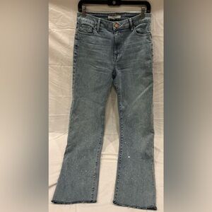 Fidelity Women's Straight Leg Stretch Jeans Rhinestone Embellished Size 28